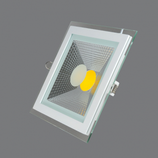Светодиодный светильник ELVAN VLS-703SQ 15W 3000K 1300Lm IP44 квадратный, со стеклом
