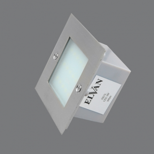Светодиодный светильник ELVAN 5901L 3W 3000K IP44 квадратный (для лестниц)