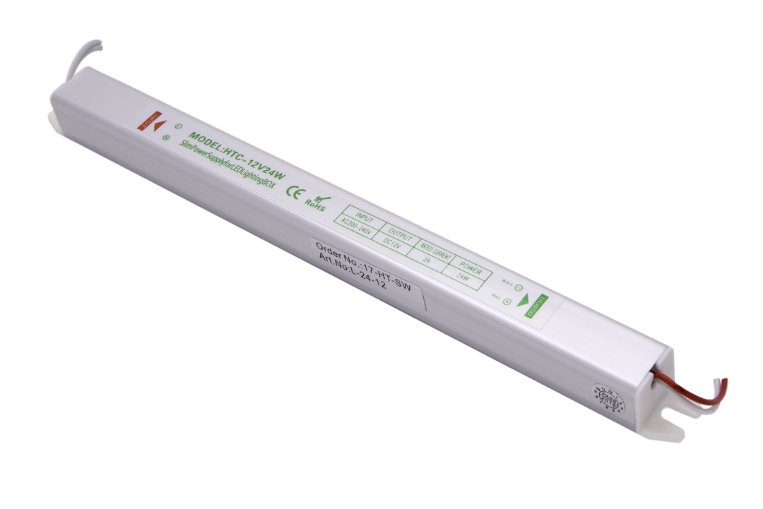 Блок питания сверхтонкий 24W IP20 12V