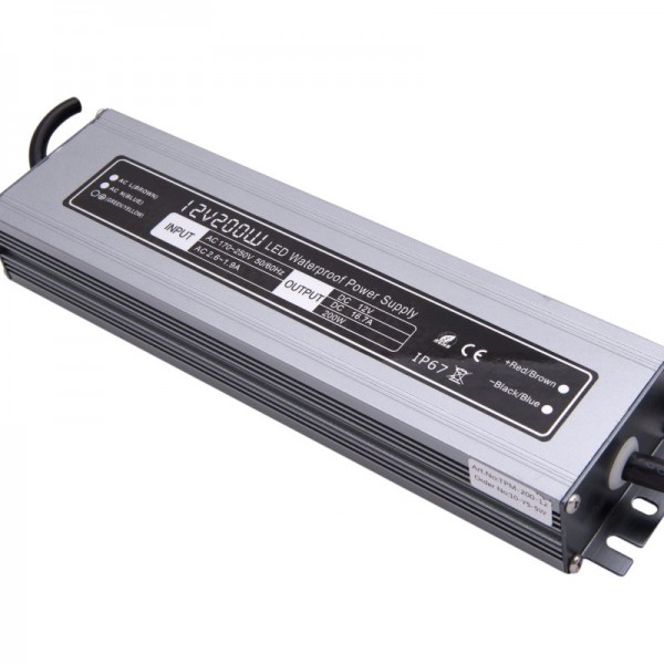Блок питания MINI Al TPW 200W IP67 12V