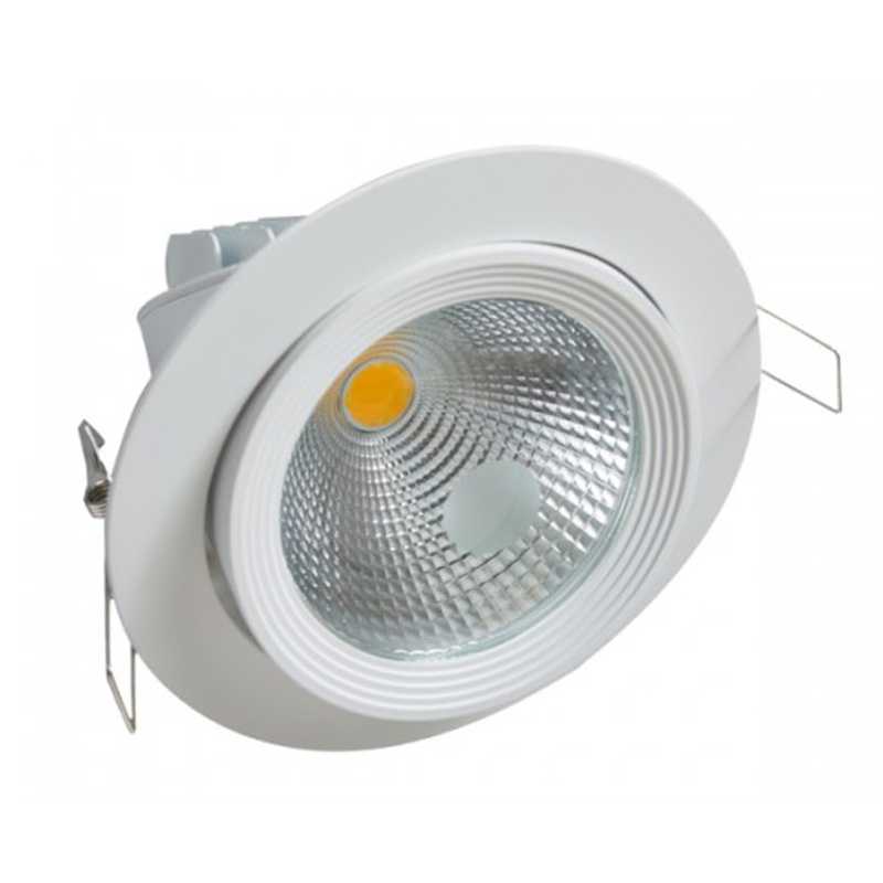 Светодиодный поворотный светильник FL-LED DLC 20W 4200K 1800Lm IP20 круглый