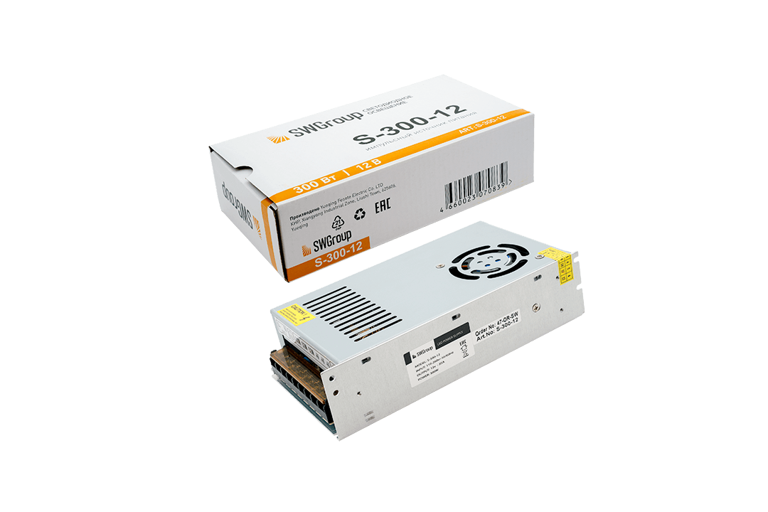 Блок питания сетка 300W IP20 12V