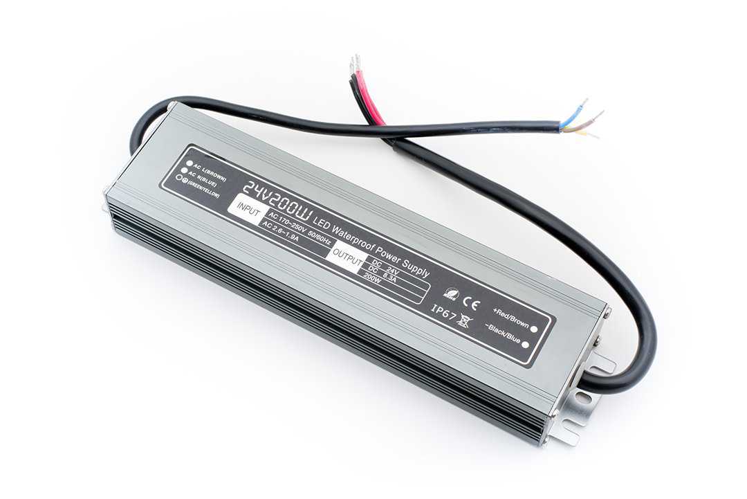 Блок питания MINI Al TPW 200W IP67 24V