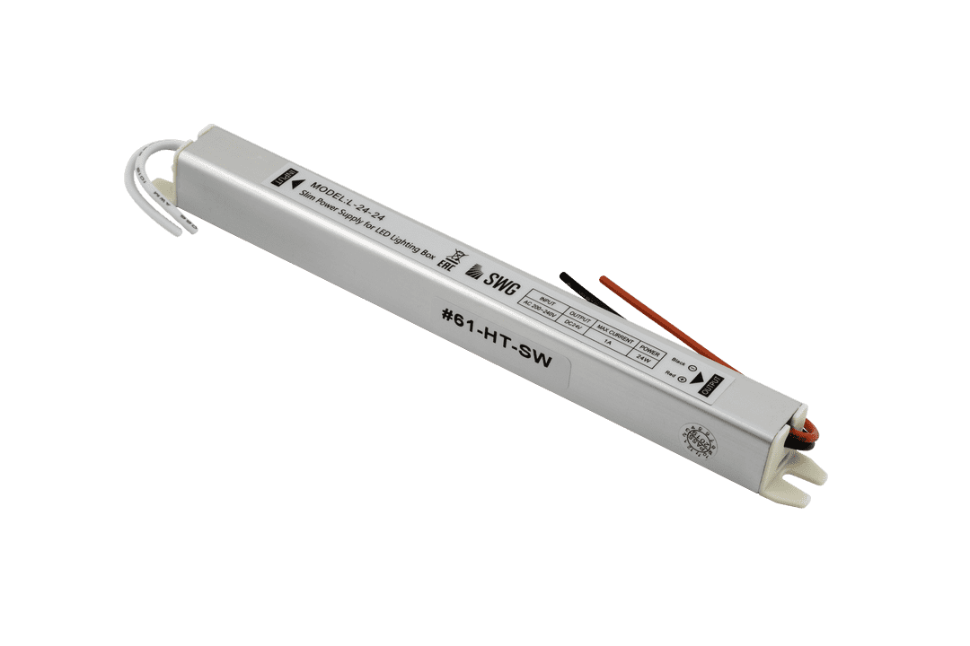Блок питания сверхтонкий 24W IP20 24V