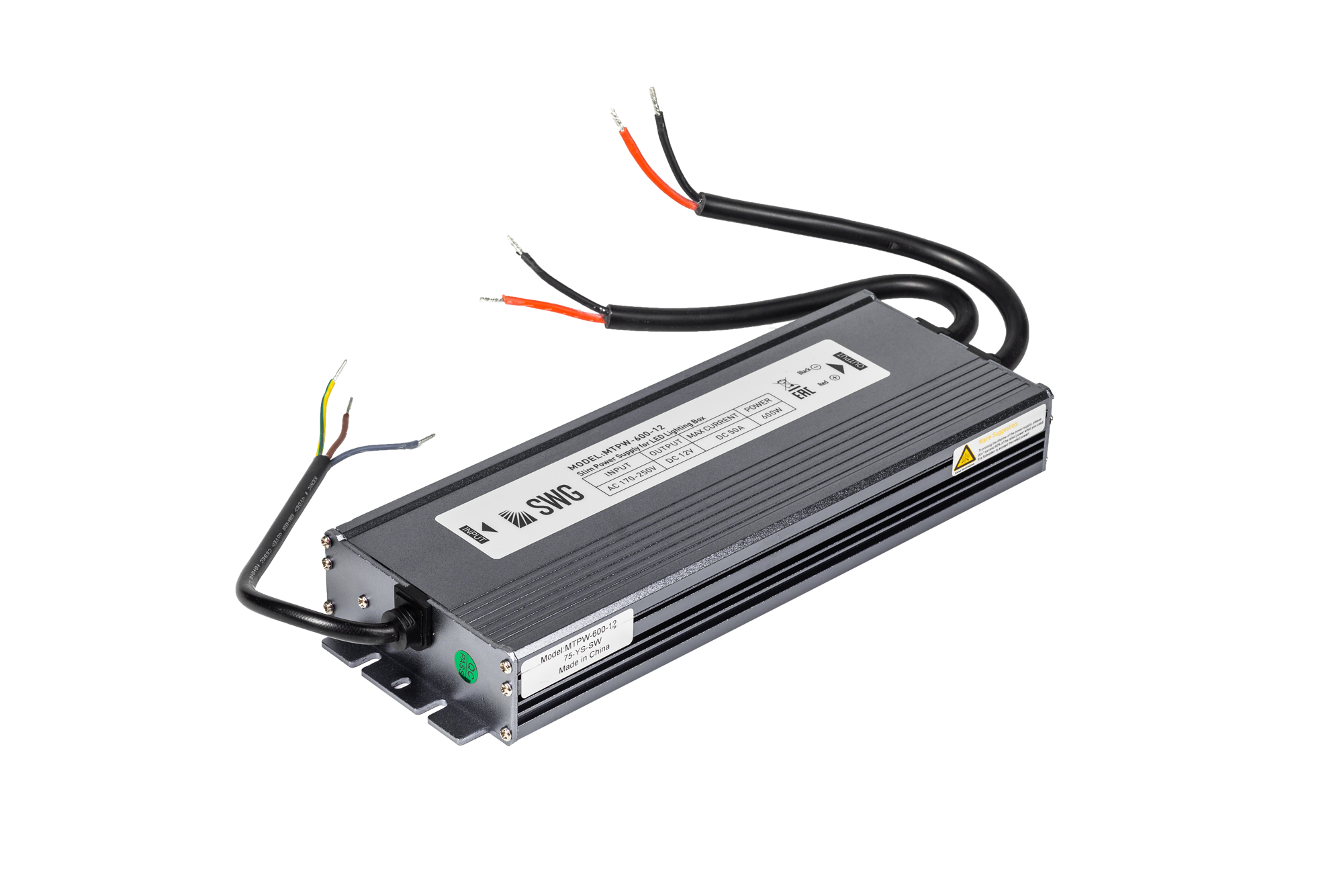 Блок питания MINI Al TPW 600W IP67 12V
