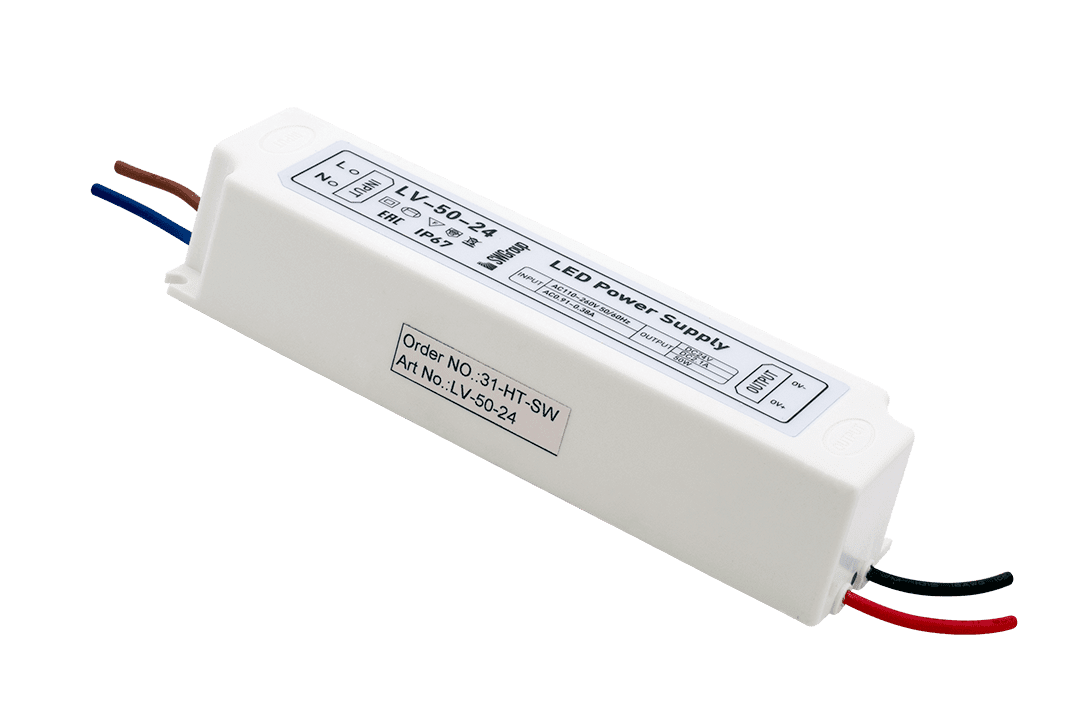 Блок питания компактный (пластик) 50W IP67 24V