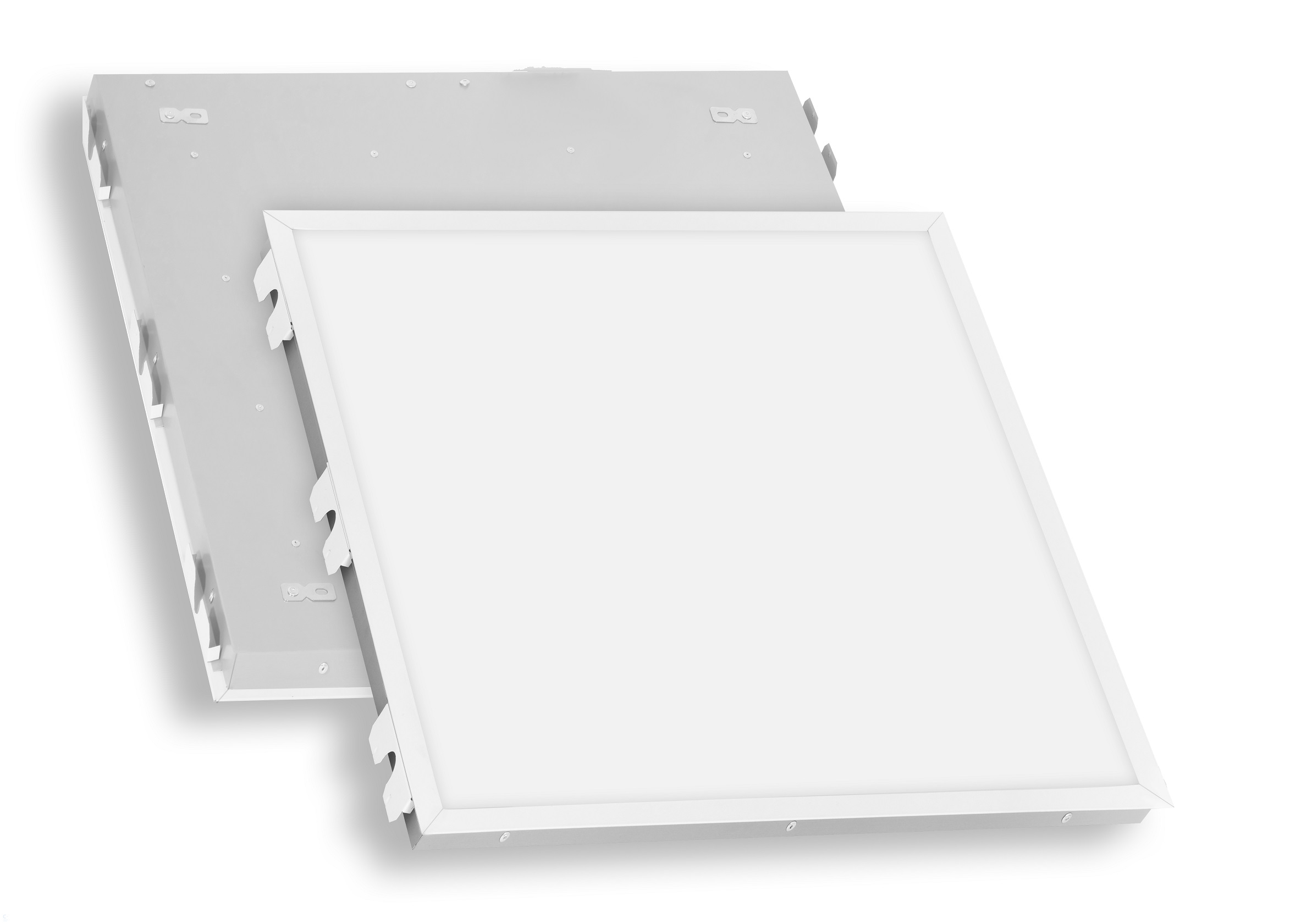 Светодиодный светильник CSVT AVRORA 32 600x600х25 CRI80 3000 opal-sand IP54 белый clip-in