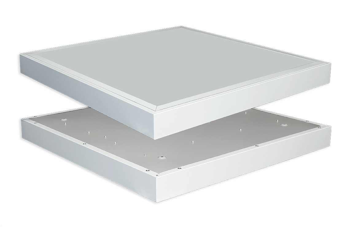 Светодиодный светильник CSVT UNIVERSAL 50 595x595х55 CRI80 6500 opal-sand IP20 белый