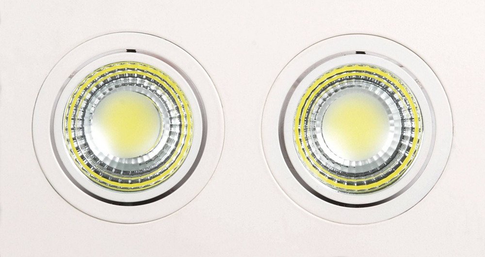 Светодиодный светильник ADRIANA-10, 2*5W 6400K 736Lm 120&deg; IP20 Белый (016-021-0010) HL6702L