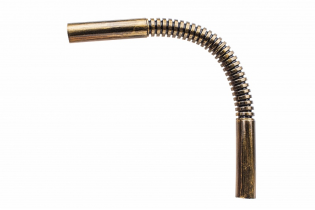 Угол соединительный 90° для трубы гофрированной d16mm (Пластик, Бронзовый век), Bironi 