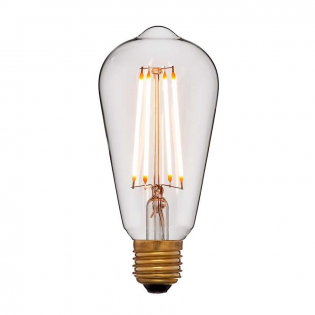 Светодиодная ретро-лампа SUN-LUMEN ST64 4W E27 2200K 400Lm 2C2 (Цвет-Золотой)